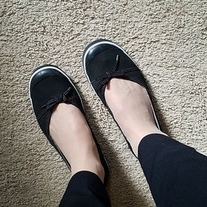 Keds black casual flats size 7.5